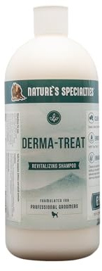 Nature's Specialties Derma-Treat Hundeshampoo - Natürliches Medizinisches Shampoo für Juckende Haut - Enthält Teebaumöl zur Beruhigung von Hautirritationen - Lindert Juckende Haut, 946ml