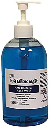 PBH Medical Anti-Bacterial Hand Soap - 500ml - 1 Bottle