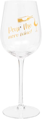 Maturi Verre à vin humoristique « Pour Me » 420 ml