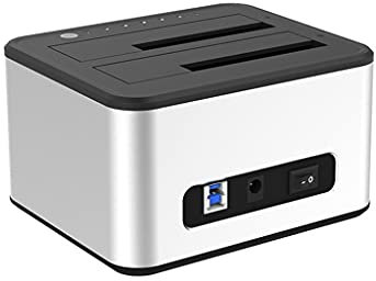 ZHCHAO Estación De Acoplamiento De Aluminio Caja De 2,5 Caja De Disco Duro Caja De Disco Duro Usb3.0 Caja De Disco Duro 3,5 Estación De Acoplamiento De Disco Duro Externo para 6tb