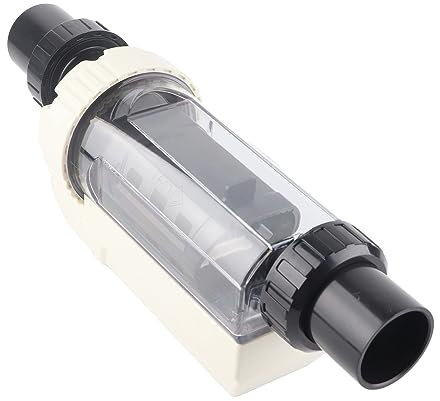 Générateur de Chlore électrolyseur Spa EC20 20 G/H pour Piscine-chlorinateur au Sel en Plastique avec Nettoyage Automatique