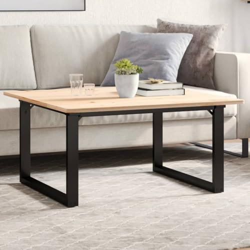 Homgoday Couchtischbeine O-Gestell Tischbeine Tischgestell Tischfusse Möbelfüße Tischkufen Tischgestell für Moderne Couchtisch, kafftisch, Wohnzimmer 80x70x43 cm Gusseisen