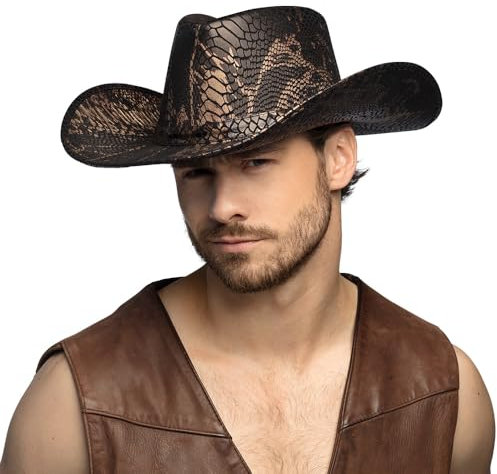 Boland - Chapeau de cowboy, Couvre-chef, Accessoire pour déguisement, Accessoires pour festival, carnaval ou fête à thème