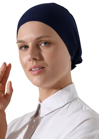 ihvan online, Hijab Kopftuch, Anti Rutsch Kopftücher Unterkappe für Frauen, Bone mit Rückbindung, Damen Muslim Hijab Cap
