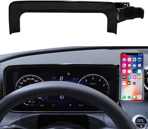 TTCR-II 12.3-Inch Soporte Teléfono Automóvil para GLC X254/C W206/GLC Coupe | Accesorio Compatible con Mercedes GLC X254/C W206/GLC Coupe 22-26 Soporte Automóvil para Tablero 360°Giratorio para Teléfono