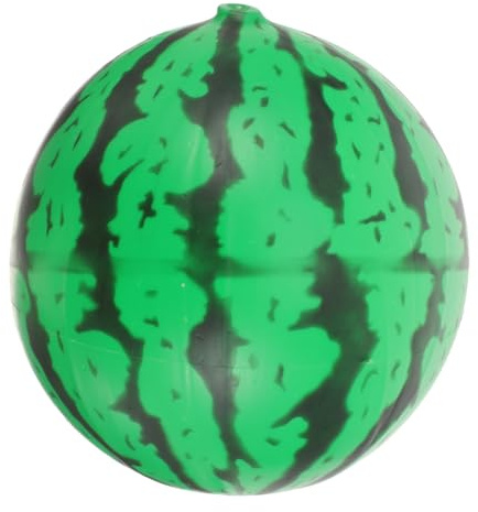 VICASKY Aufblasbarer Wassermelonenball 20 cm – Ideal Für Strand- Und Poolspiele Bunte Designs Für Sommeraktivitäten Mit Familie Und Freunden