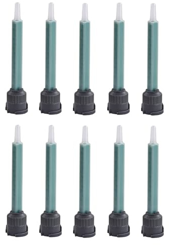 10 Stück Statikischer grün für 25g/50g 2K Kleber | Mischdüse, Mixtülle, Mischerspitzen, Mischer 1:1/2:1