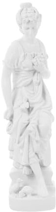 Abaodam Scultura Decorativa in Resina Della Dea Bianca Effetto Gesso, Statua Artistica Per Soggiorno e Camera Da Letto, Decorazione Elegante Per Casa e Ufficio, Pezzo D’arredo Creativo