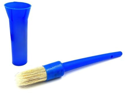 Pot d'huile pour sabots - Pinceau à sabot avec capuchon - Pour l'entretien des sabots - Bleu roi