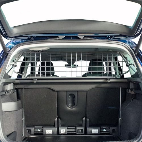 Travall Guard Grilles Pare-Chien Compatible avec Skoda Karoq (2017 et Ulterieur) TDG1590 - Grille de Separation avec Revêtement en Poudre de Nylon