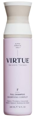 Virtue Full Sulfate Free Volumizing Shampoo Thickens Hair, Safe for All Hair Types, Color Safe