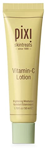 Pixi Beauty Vitamin-C Lotion | Crema Idratante Illuminante con Vitamina C, Acido Ferulico e Probiotici | Protegge dallo Stress Ossidativo | 50 ml / 1,7 fl oz