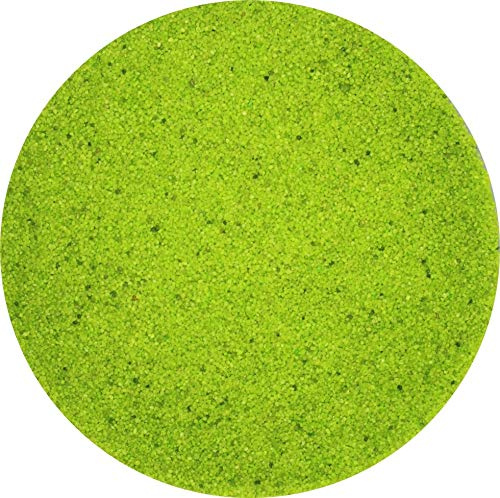 Dekosand Farbsand Bastelsand wetterfest 10 kg Grün/Blau-töne (1,99€/kg) Apfelgrün