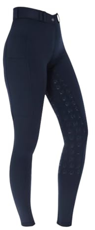 Covalliero Reithose Classic Star, Reithose mit Handytasche, Größe 40, Navy