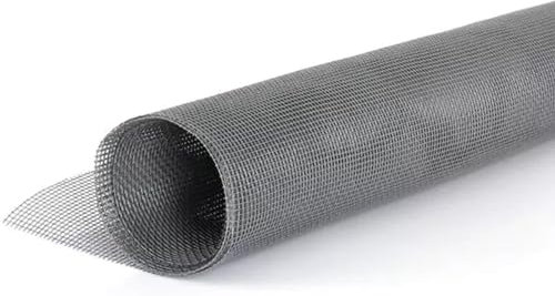 JSY Fenster-Siebrolle aus Edelstahl, 304 gewebtes Metallgitter für Fenster und Tür, Insekten, Fliegengitter (Farbe: Silber, Größe: 0,7 x 2 m)