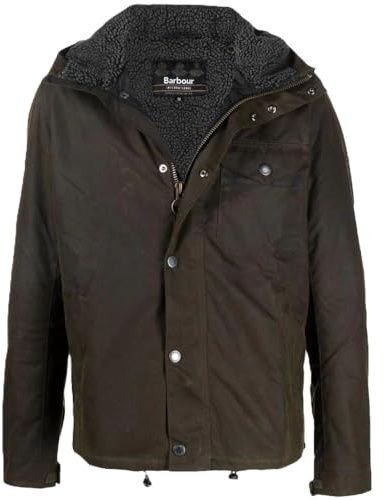 Barbour Olive Kevlar vaxjacka för män, Oliver, XXL