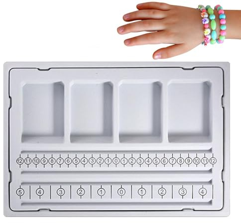 Armband-Perlenbrett,Armbandherstellungs-Messperlenbrett | Schmuckzubehör Aus Weichem Samt, Wunderschönes Präsentationstablett Für -Armbänder, Accessoires, Ohrringe, Halsketten