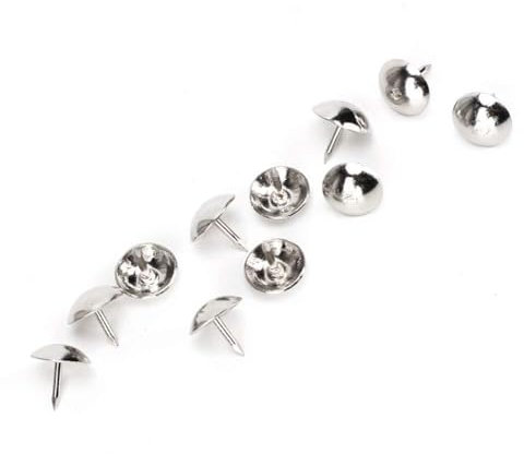300 Stück Polsternägel, Retro-Eisen, Silber, Weiß, Schmuck, Geschenkbox, Box, Möbel, Dekorative Nieten, Zubehör