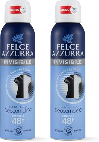 Felce Azzurra - Deodorante Spray Skin Care con The Bianco, Formula IdraTalc, Efficacia 48 Ore, Non Macchia - 150 ml (Confezione da 2)