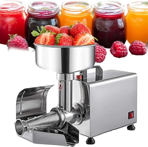 Colador eléctrico industrial para mermeladas y salsas, exprimidor de frutas, ideal para salsa de fresa y arándanos, 220 V