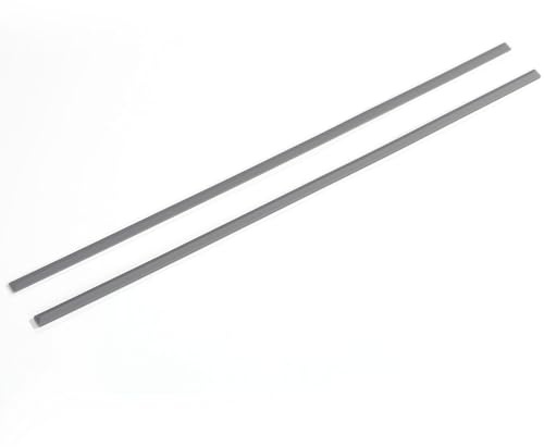 2st Ersättnings Gummifötter Remsor för HP Laptop, 29,5x0,6cm Halkfri Laptop Botten Stötfångare Fot Dynor Kompatibel med HP 15-DY 15T-DY 15-EF 15-ER 15-FR 15S-FQ TPN-Q222 Q230 Serie (Grå)