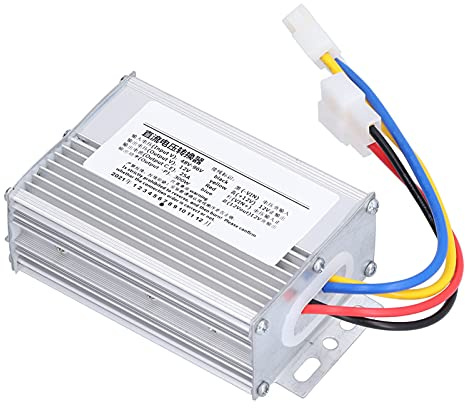 Convertidor de Voltaje CC 48V - 96V a 12V 300W; Fuente de alimentación CC; Transformador de tensión - Salida Estable, Alta Eficiencia, Uso Industrial y Automotriz