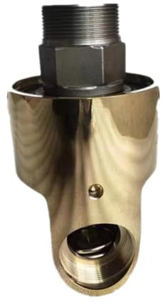 HD15 1,27 cm unidirektionale Kühlung, rotierende Anschlüsse, Drehgelenk für Wasser, Öl, Drehgelenk, Messing, Drehverschraubung, robuste Drehverbindung