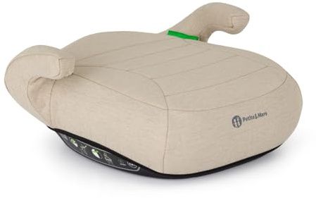 Petite&Mars ZUNO Sitzerhöhung Auto Kinder 125–150 cm (ECE R129) – Leicht & Kompakt, Ohne ISOFIX, Ergonomisch, Abnehmbare Waschbare Bezüge – 5 Farben