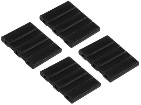 Genérico Dardo De Punta Suave - De Almacenamiento De Agujas De ABS De 4 Piezas | Estuche Ligero con Soporte De Inserción | Organizador Protector para Viajes A Casa, Accesorios De Torneo para Hombres