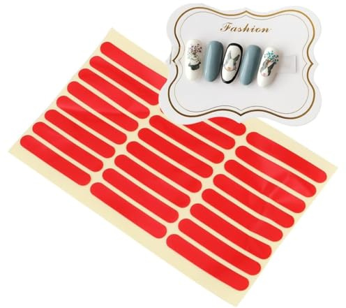 BETOOKY 3piezas Cinta Adhesiva Doble Cara Cristal para Uñas Pegatina Fuerte y Transparente para Arte de Uñas Herramientas de Manicura Adhesivos por Resistente al Agua Color Aleatorio