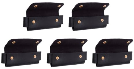 Alomejor Tärningspåse, PU-läder, Vattentät, Lång, 12 X 4 X 2,5 Cm | Tärningspåse, PU-material, sammetfoder, bordsanvändning, rollspel, brädspelskompatibel, KTV-sammankomster