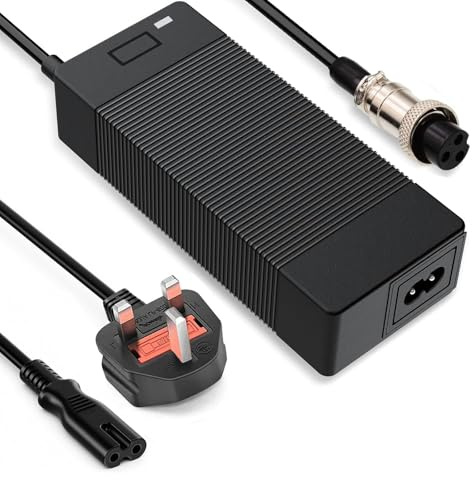 58.8V Charger Output 1.5A for Ebike 14S Lithium Batteries Convenient Health Care 51.8V (DC 1Prong 5.5mm) (GX16 3Prong ①+③-)
