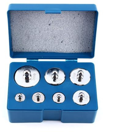 5-teiliges/6-teiliges/7-teiliges Set Kalibriergewicht-Kit Waage Kalibriergewicht für Digitale Schmuckwaage 105 G 205 G 500 G Gesamtgewicht