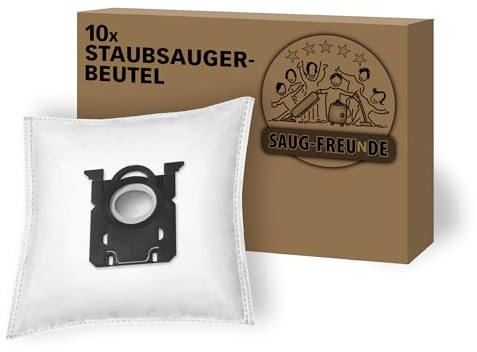 SAUG-FREUnDE I 10 Staubsaugerbeutel geeignet für PHILIPS EasyLife FC8130/01, FC8135/01, PowerGo FC8242/09, FC8244/09, Powerlife FC8322/09, FC/8454, Performer Compact FC8370/09, FC8374/09 (PH1)