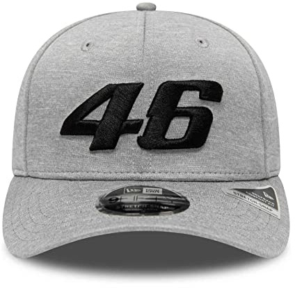 New Era - VR46 Shadow Tech 9Fifty Stretch Snapback Cap Colore Grigio, Taglia S-M