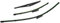 Tbest Limpiaparabrisas/Hoja de Limpiaparabrisas y Accesorios 3 Uds Windsn Hoja de Limpiaparabrisas Delantera y Trasera para Fiat Grande Punto 199 Escotilla