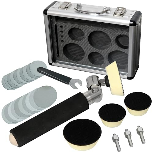 BMWOOD BS-10P Drechsel-Schleifer-Set für Holzdrehmaschine, Handschleifen