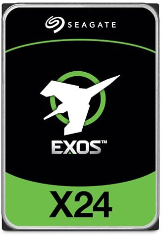 Seagate Exos X24 Enterprise Class 24TB interne Festplatte HDD, SATA CMR, 3.5 Zoll, Modellnr.: ST24000NM002H