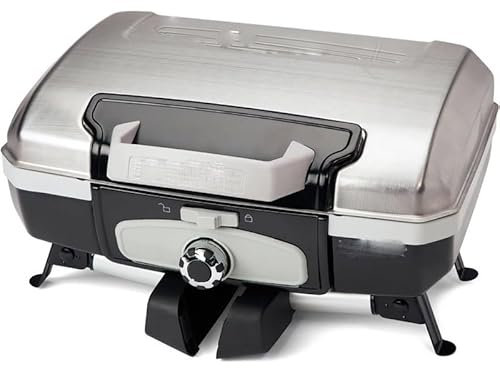 Familien-Außengrill, Terrasse, Gourmet-Tisch-Gasgrill, Edelstahl-Grill, tragbarer Grill