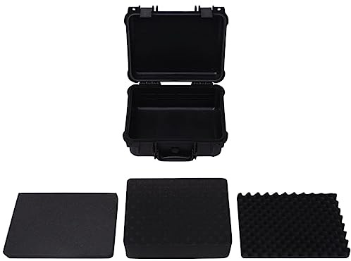Kavolet Gefahrgutkoffer Universalkoffer Werkzeugkoffer Schutzkoffer Aktenkoffer Transportkoffer Gerätekoffer Kamerakoffer Staukasten mit Druckventil und Schaumstoffpolsterung 35x29.5x15 cm
