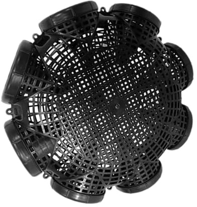8 LöCher Fischreuse KöDer, Reusen füR Fischfang Fischfalle Aalfalle,KöDerfischreuse FüR Kleine Fische, Zum Fangen Fische, Krebse, Krabben, Hering, Garnelen, Hummerf