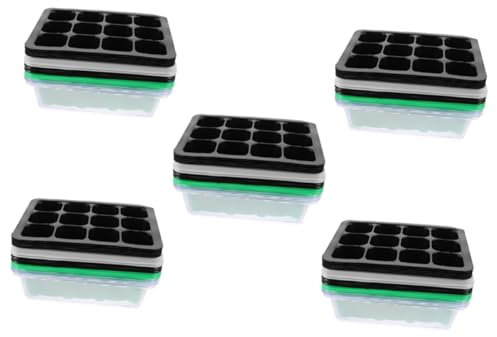 POPETPOP 30 Pz Scatola per piantine vassoi per vasi di Fiori vassoi di germinazione Vassoio germinazione semenzaio pianta contenitori Vassoio di avviamento in plastica vassoi per vivaio