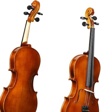 Erwachsenen geige Anfänger Fichtenvioline Violine Anfänger Linde Saitenhalter 1/4 1/2 3/4 4/4(3/4)