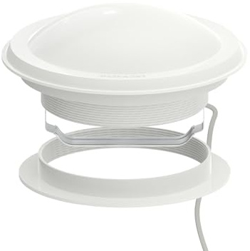 plikc Oblò sfiatatoio per camper, caravan e roulotte (Ghiera standard 40mm e ventola 12V)