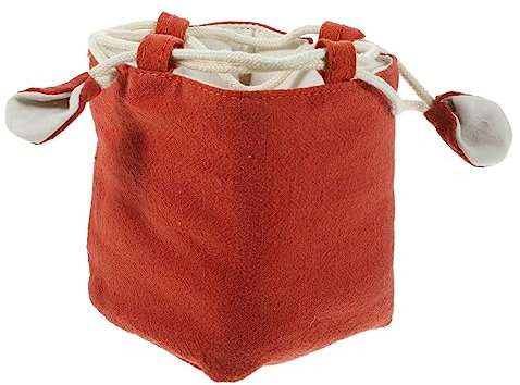 YARNOW Tragbare Hundetrainingstasche Mit Kordelzug Verschluss Aus Stoff Mehrschichtige Leckerli Und Futtertasche Für Spaziergänge Und Welpentraining