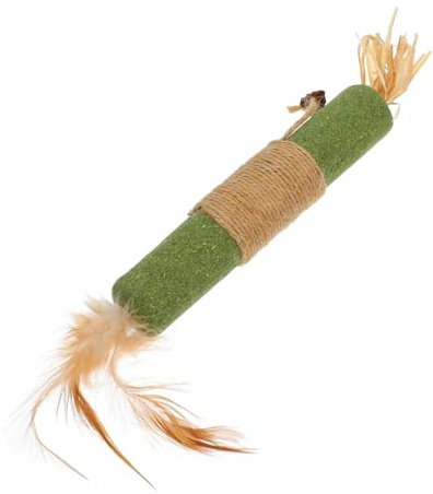 COSMEVIVI Juguete para Gatos Hierba Bastón De Masticar para Limpieza y Masaje De Encías para Gatos y Gatitos Juguete De Molaridad De
