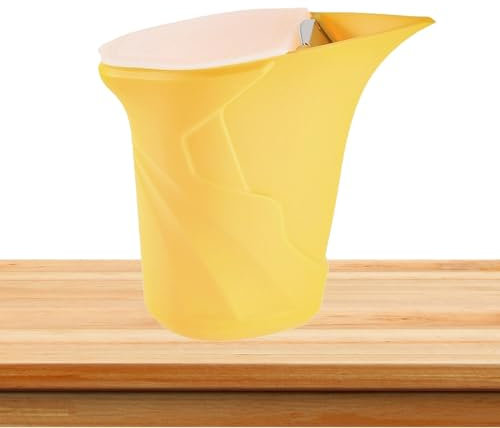 Poupangke Kleine Perkolator-Kaffeekanne | Drei-Gang- Handgebrühte Tasse Kaffeebereiter | Ergonomische Teekanne Kaffeezubereitung, griffloser Wassertopf für Reisen und Zuhause