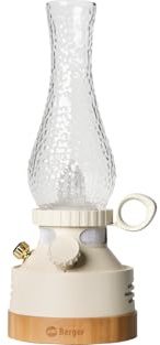 Berger Dorina Campinglampe mit Powerbank | aufladbare Lampe Campinglaterne ohne Strom | Campingleuchte mit Akku & USB Kabel | Camping Laterne leicht für Zelt Stromausfall