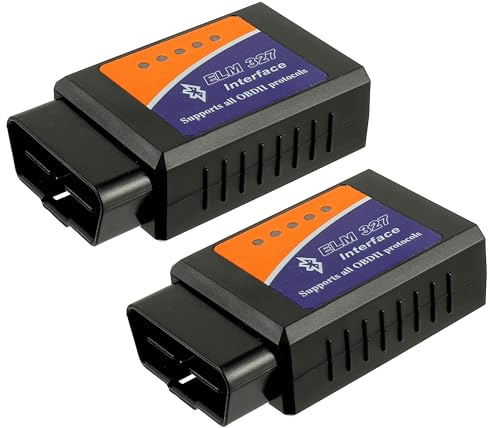 CDDCWZ OBD2-Bluetooth-Adapter Autodiagnosescanner-Codeleser, 2 Stück