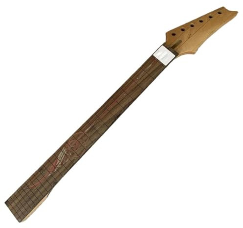 Gitarrenhals 24 Bünde E Gitarre Hals Ahorn Palisander Sapele DIY Ersetzen